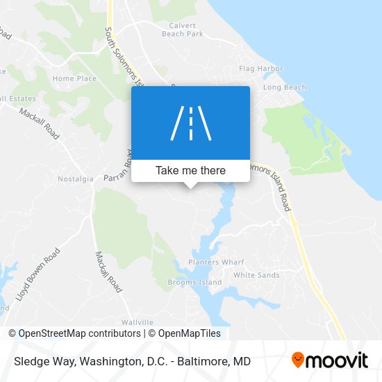 Sledge Way map