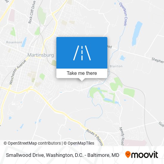 Smallwood Drive map