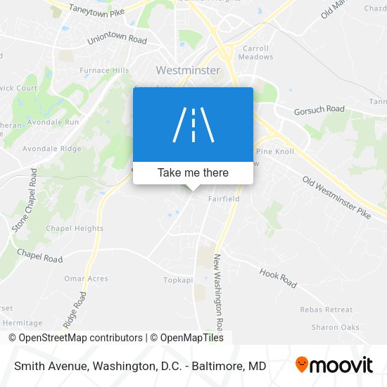 Smith Avenue map