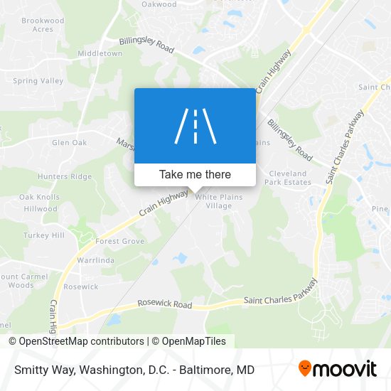 Smitty Way map