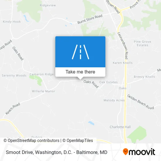 Smoot Drive map