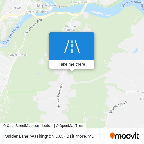 Snider Lane map