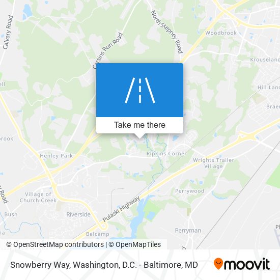 Snowberry Way map