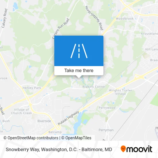 Snowberry Way map