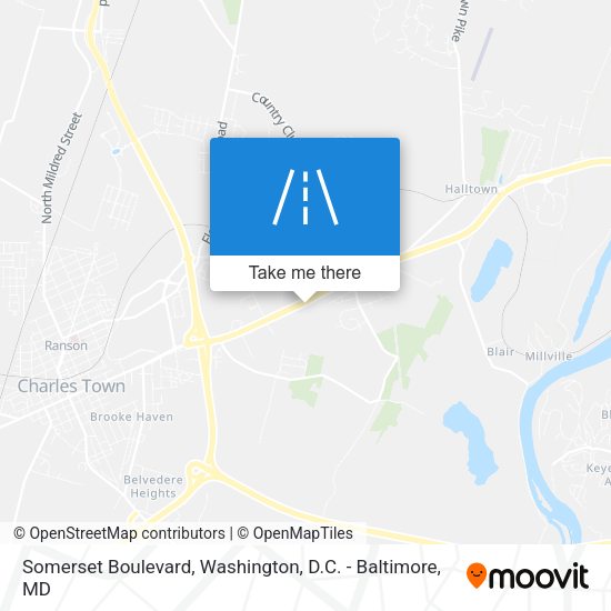 Somerset Boulevard map