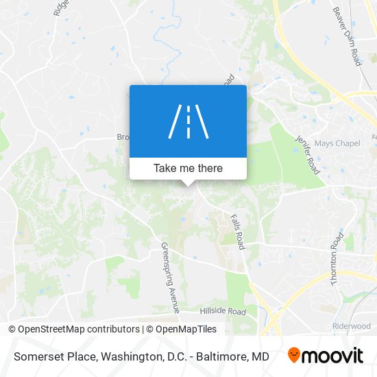 Somerset Place map