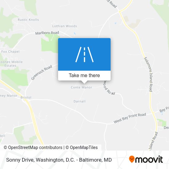 Mapa de Sonny Drive