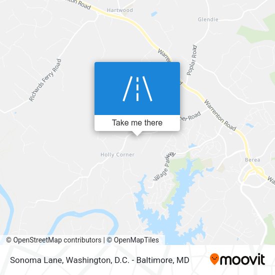 Sonoma Lane map
