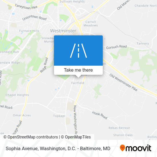 Mapa de Sophia Avenue