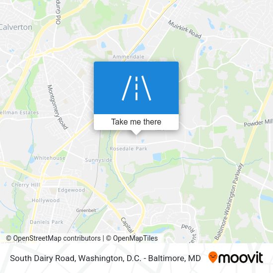 South Dairy Road map