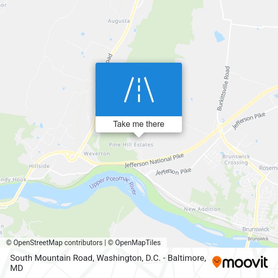 South Mountain Road map