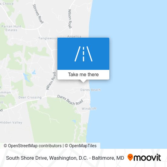 South Shore Drive map