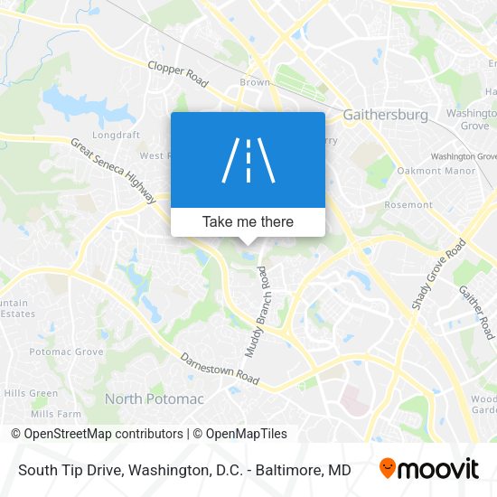 Mapa de South Tip Drive