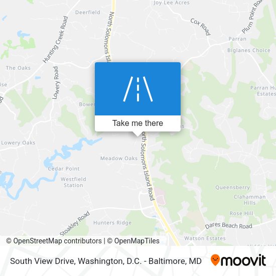South View Drive map