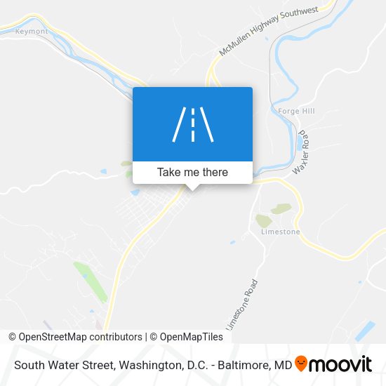 South Water Street map