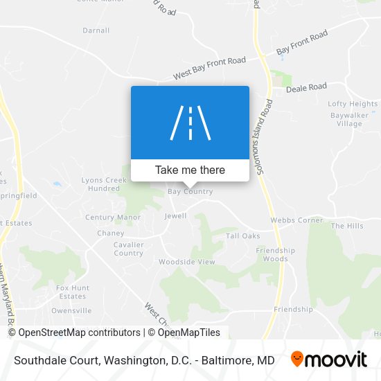 Mapa de Southdale Court