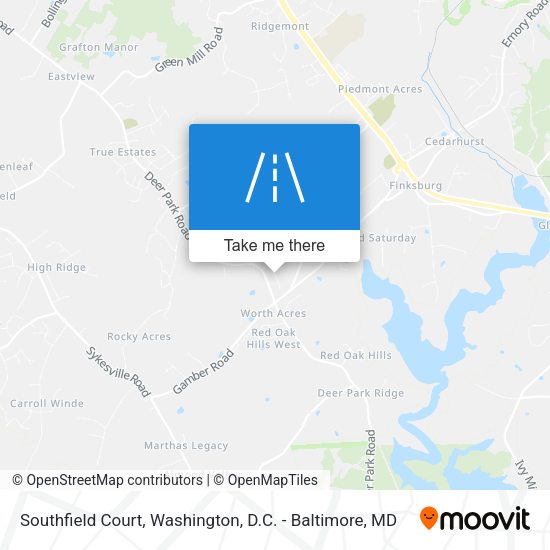 Southfield Court map