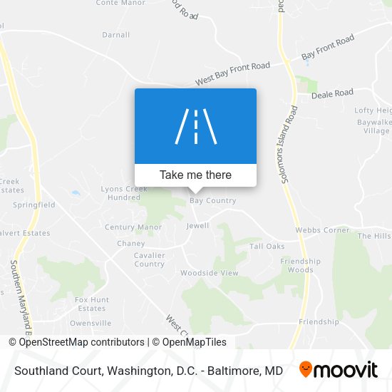 Southland Court map