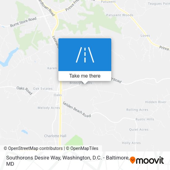 Mapa de Southorons Desire Way