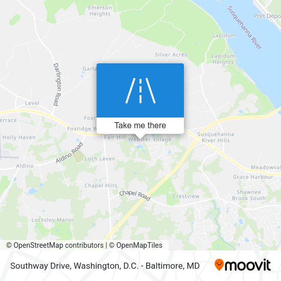 Southway Drive map