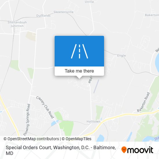 Special Orders Court map