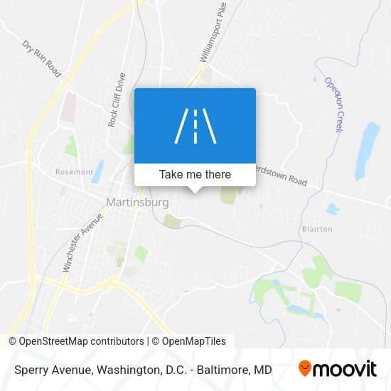 Mapa de Sperry Avenue