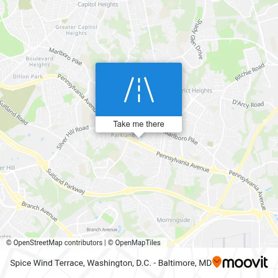 Spice Wind Terrace map