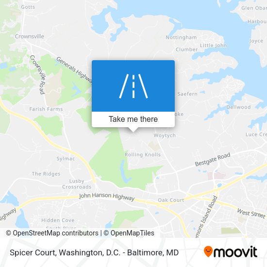 Spicer Court map