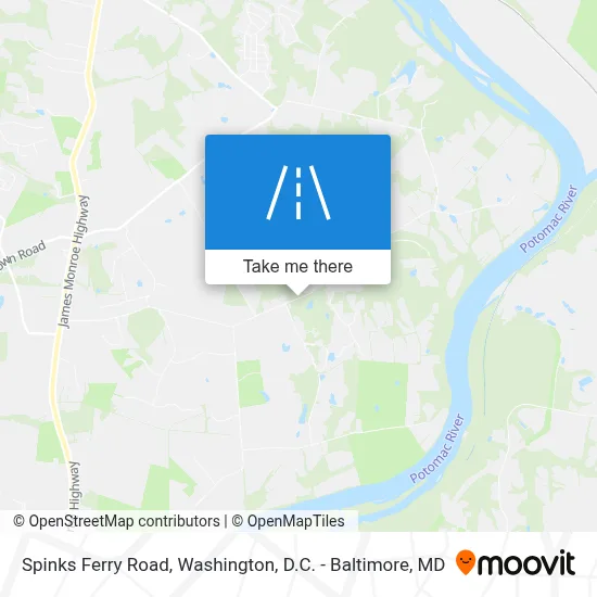 Spinks Ferry Road map