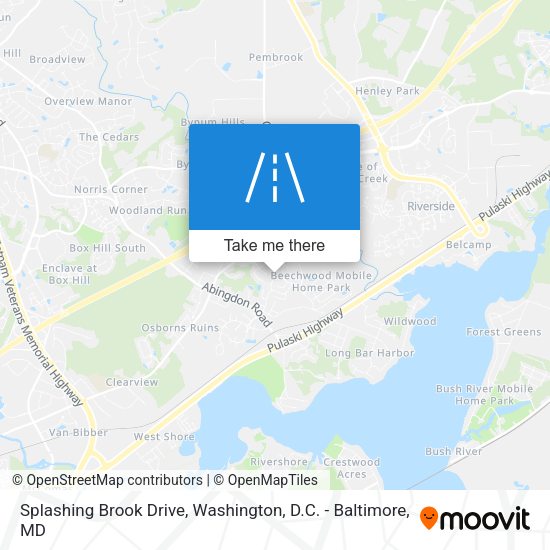 Splashing Brook Drive map
