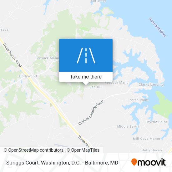 Spriggs Court map