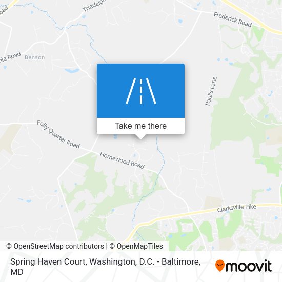 Mapa de Spring Haven Court