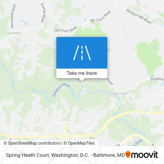 Spring Heath Court map