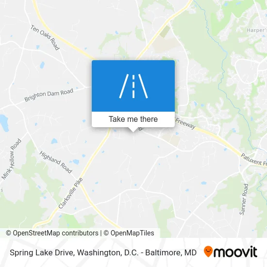 Spring Lake Drive map