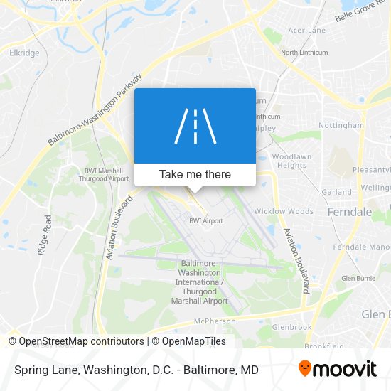 Spring Lane map