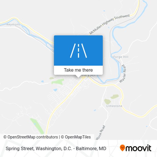 Mapa de Spring Street