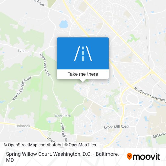 Mapa de Spring Willow Court