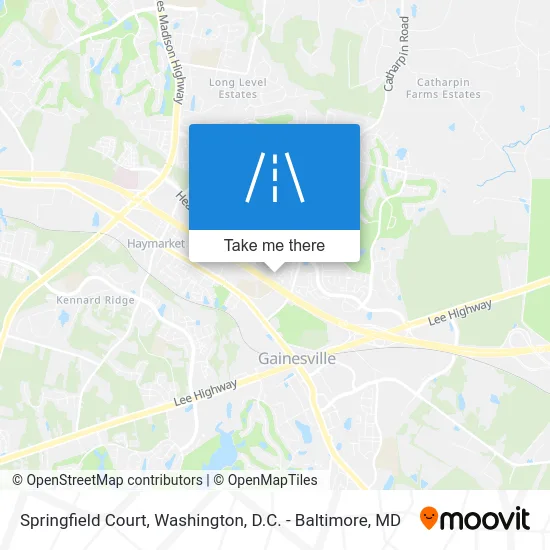 Springfield Court map