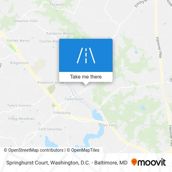 Springhurst Court map