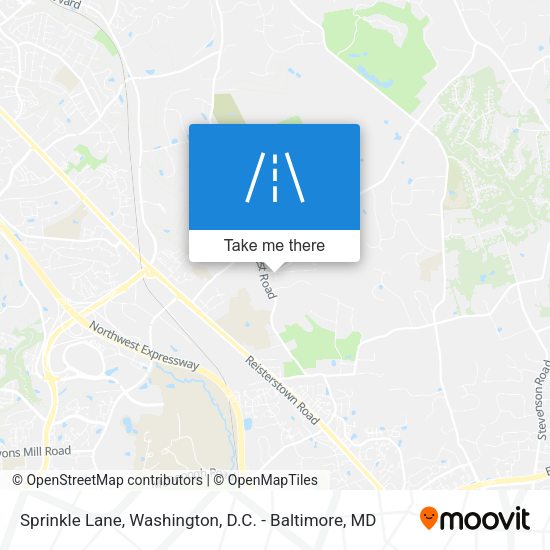 Sprinkle Lane map