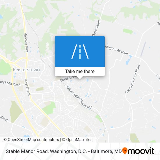 Stable Manor Road map