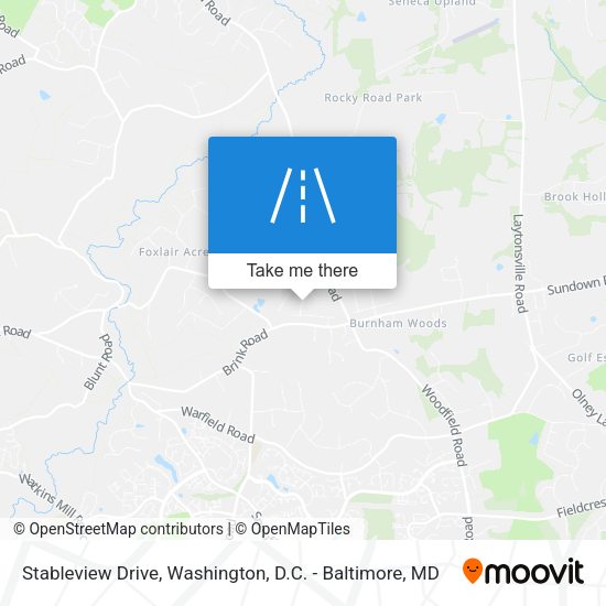 Mapa de Stableview Drive