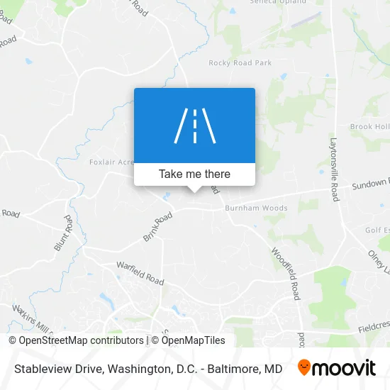 Stableview Drive map