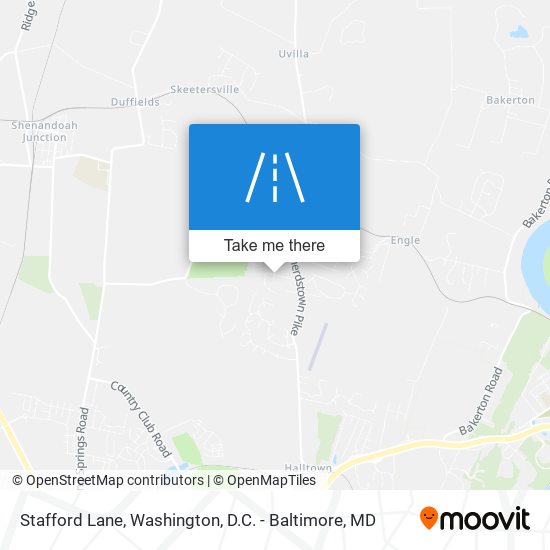 Stafford Lane map