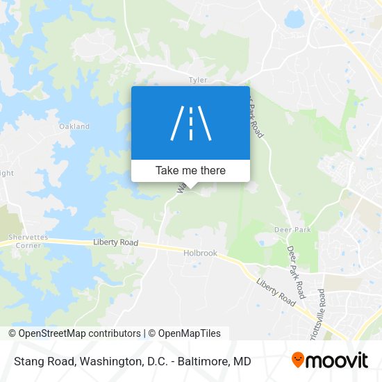 Mapa de Stang Road