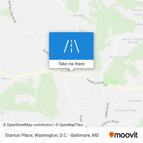 Stanton Place map