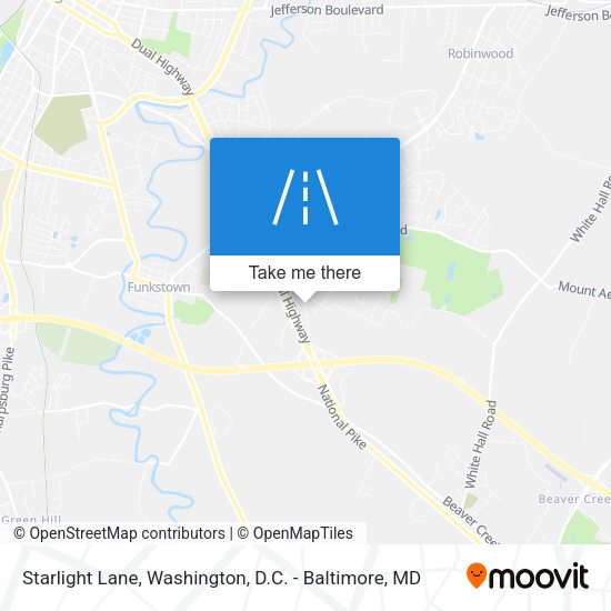 Starlight Lane map