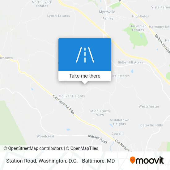Station Road map