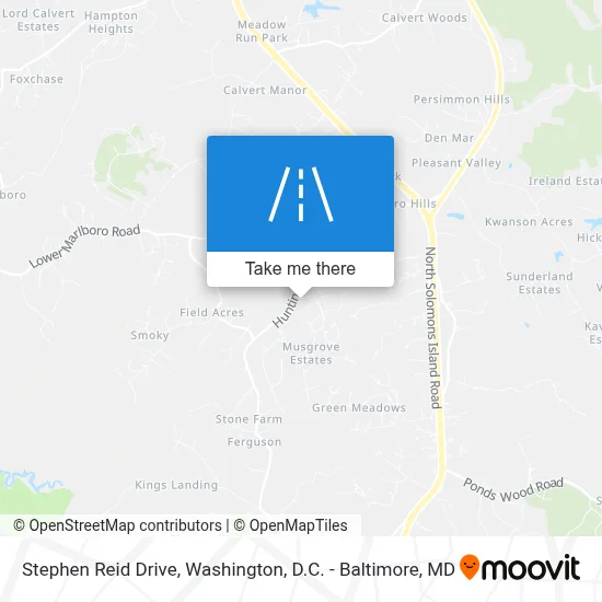 Stephen Reid Drive map