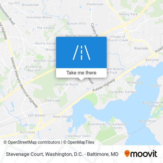 Stevenage Court map